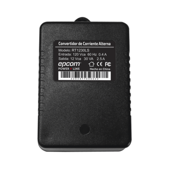 Transformador de Pared 12 Vca 30 VA