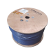 Bobina de 1000 Metros Cable Cat6+ CALIBRE 23 ALTO DESEMPEÑO, ETL,UL, color azul, super flexible, de 1000 metros, para aplicaciones de CCTV, video HD, y redes de datos.