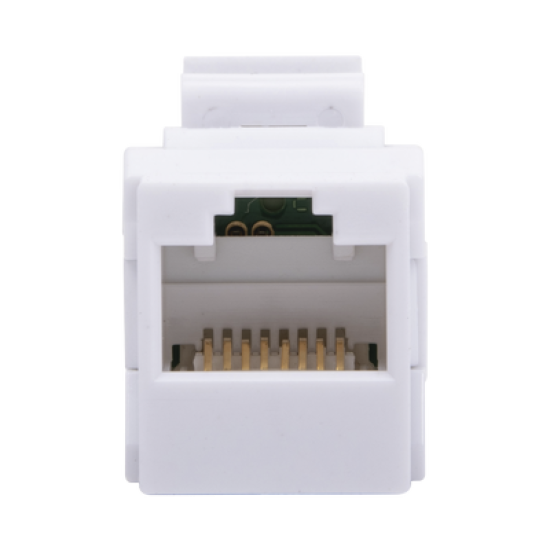 Acoplador UTP Cat6A hembra RJ45 a RJ45 hembra Color Blanco