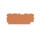 Placa final e intermedia; espesor 0,8 mm; naranja