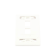 Placa de Pared Modular 10G MAX de 2 Salidas, Color Blanco