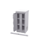Gabinete de Seguridad de Lámina Galvanizada  para Almacenamiento de Baterías (Hasta 6 baterías PL110D12).