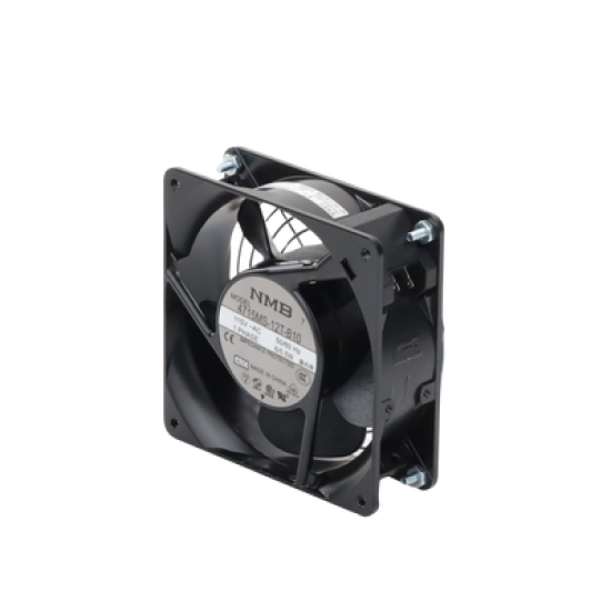 Ventilador Axial Compacto, de 4 Pulgadas, 49 CFM, 115 Vca, De Acero, Color Negro