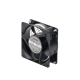 Ventilador Axial Compacto, de 4 Pulgadas, 49 CFM, 115 Vca, De Acero, Color Negro