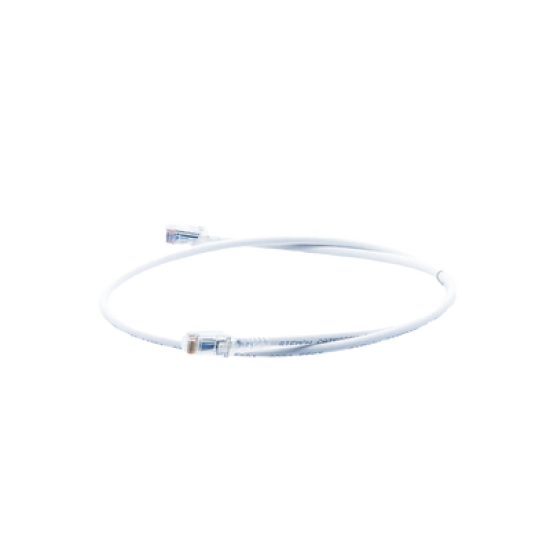 Patch Cord MC6 Modular Cat6 UTP, CM/LS0H, 3ft, Color Blanco, Versión Bulk (Sin Empaque Individual)