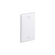 Placa de Pared Ciega Universal, Color Blanco