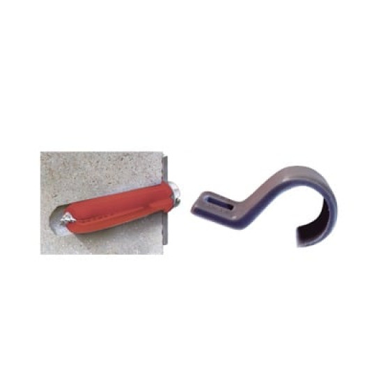 Kit de 3 grapas, 3 taquetes Y 3 tornillos para sujetar conductores redondos o tubo en muro (para tubería de 3/4) (2105-07240) Kit de 3 grapas, 3 taquetes Y 3 tornillos para sujetar conductores redondos o tubo en muro (para tubería de 3/4) (2105-07240)