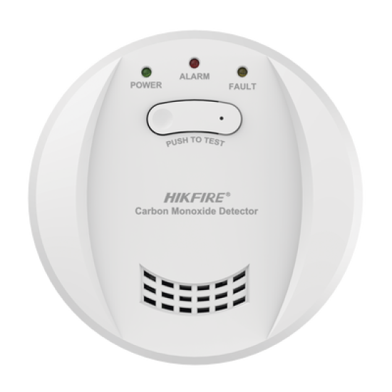 (HikFire) Detector de Monóxido de Carbono / Sensor Electroquímico Avanzado / Alarma Visual y Audible