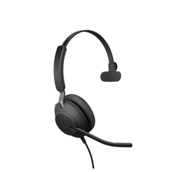 Jabra Evolve 20 Mono con conexión USB, micrófono con cancelación de ruido de última generación, configuración Plug and Play, Certificación Microsoft Teams (4993-823-109) 