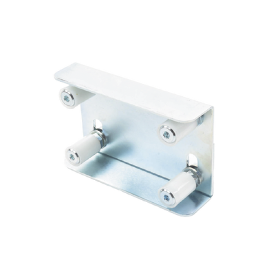 Guia Superior Ajustable Para Puertas Corredizas Con 4 Rodillos de 30 mm