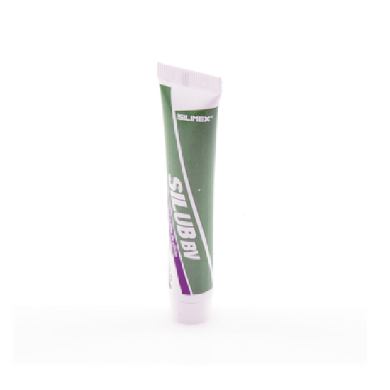 Lubricante de silicón dieléctrico de baja viscosidad, soporte de -10 hasta 80ºC, no daña plásticos, tubo 28grs