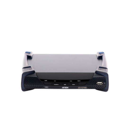 Unidad receptora extensora 4K HDMI KVM sobre IP