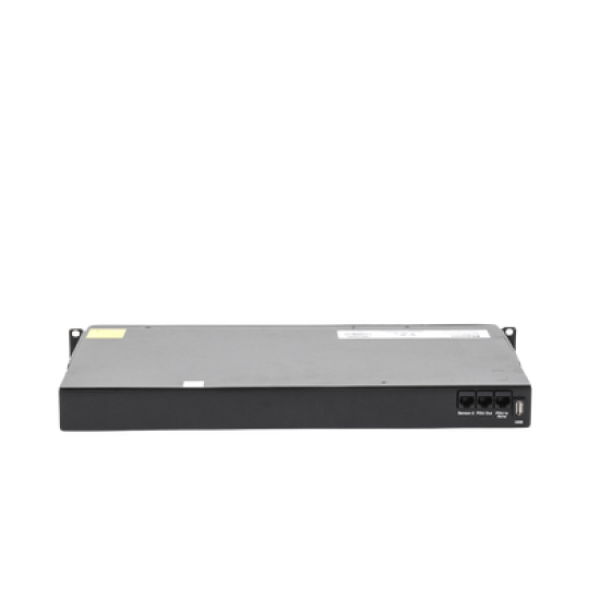 PDU Switchable y Monitoreable por Toma (MS) para Distribución de Energía, Enchufe de Entrada NEMA 5-15P, Con 8 Salidas 5-20R, Horizontal 19in, 120 Vca, 15 Amp, 1UR