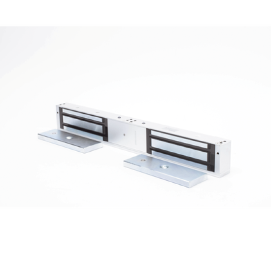 Chapa Magnética para Doble Puerta / Puerta Antifuego / Soporta 1200 Lbs (500 Kg) / Indicador LED