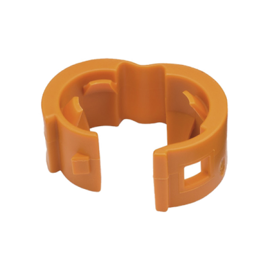 Kit de 25 Clips de Identificación Para Patch Cords, Compatible con Diámetros de 4.7 a 7.8 mm,  Color Naranja