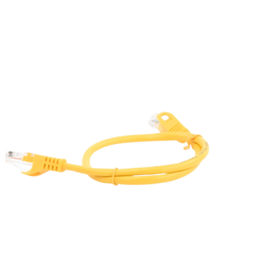 Cable de parcheo UTP Cat5e - 0.5 m - amarillo