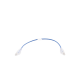 Cable de Parcheo Slim UTP Cat6 - 30 cm Azul Diámetro Reducido (28 AWG)