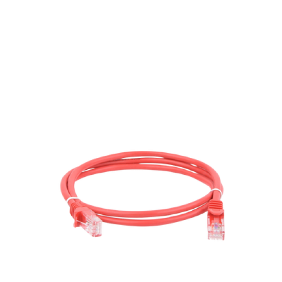 Cable de parcheo UTP Cat5e - 1 m - rojo
