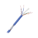 Bobina de 1000 Metros Cable Cat6+ CALIBRE 23 ALTO DESEMPEÑO, ETL,UL, color azul, super flexible, de 1000 metros, para aplicaciones de CCTV, video HD, y redes de datos.