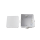  Caja de Conexiones Impermeable IP55 con 4 Entradas, 80 x 80 x 50 mm, para Instalaciones Industriales, Comerciales y Residenciales, Incluye Tornillería para su Instalación