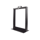 Rack de Dos Postes Estándar de 19 in, Rieles Numerados y Roscados #12-24, Fabricado en Aluminio, 13 Unidades de Rack, Color Negro