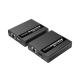 Kit extensor KVM (HDMI y USB) | 40m 4k@30Hz 40m | 1080P@60Hz | Cat 6, 6a y 7 | CERO LATENCIA | HDR | Salida Loop | Uso 24/7 | Salida de audio de 3.5mm | Transmite el Video y Controla tu DVR vía USB a distancia.