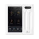 Control touch desde su pantalla en pared, compatible con 2 cargas para controlar iluminación.