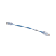 Cable de Parcheo TX6, UTP Cat6, Diámetro Reducido (28AWG), Color Azul, 8in (20.2cm)