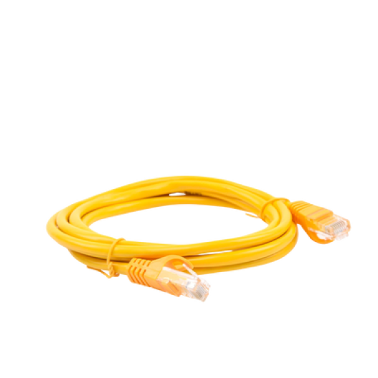 Cable de Parcheo UTP Cat5e - 2.0m. - Amarillo