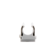 Soporte de presión (Abrazadera), PVC Auto-extinguible, abierto para tubería de 16 mm 