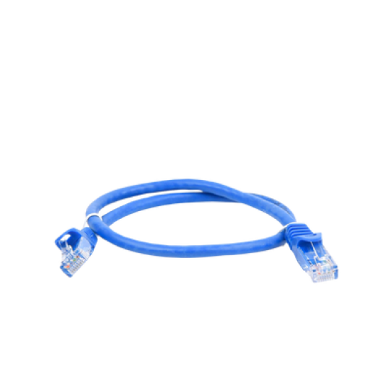 Cable de parcheo UTP Cat6 - 0.5 m - azul