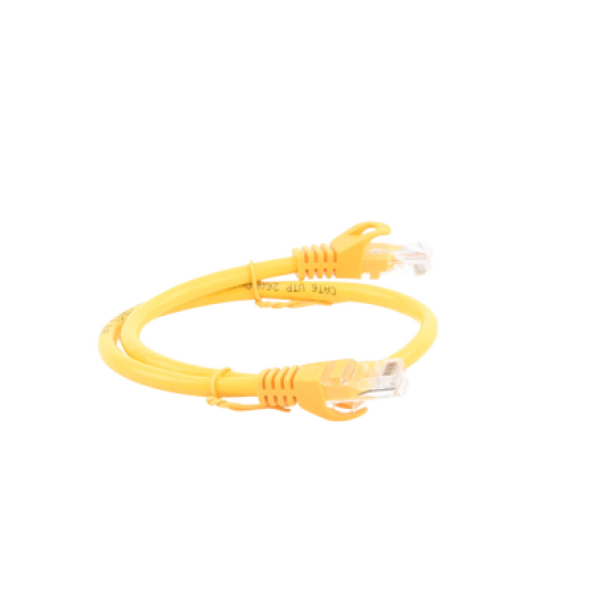 Cable de parcheo UTP Cat6 - 0.5 m - amarillo