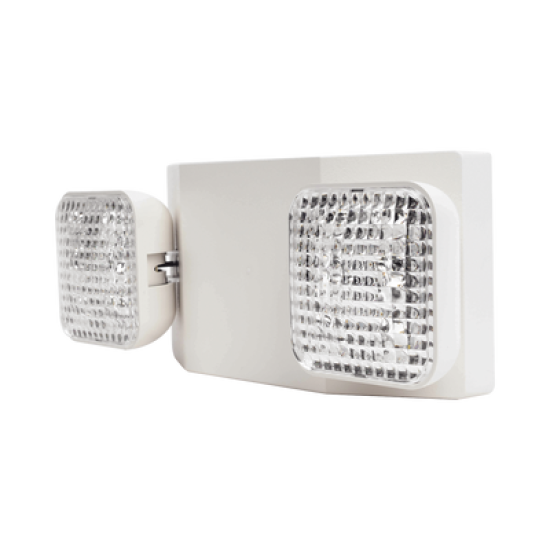 Luz LED de Emergencia Dual LED /150 lúmenes/Luz fría/Batería de Respaldo Incluida/Botón de test.