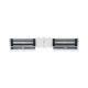 Chapa Magnética Doble para Aplicación en Puertas de Doble Hoja. 1200 lbs(x 2). LED