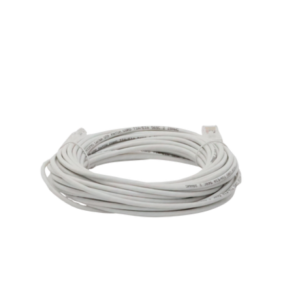 Cable de Parcheo Slim UTP Cat6A - 10 m Blanco, Diámetro Reducido (28 AWG)