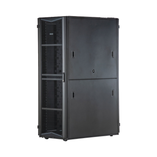 Gabinete FlexFusion para Centros de Datos, 45 UR, 600 mm de Ancho, 1070 mm de Profundidad, Fabricado en Acero, Color Negro
