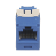 Conector Jack RJ45 Estilo TG, Mini-Com, Categoría 6A, de 8 posiciones y 8 cables, Color Azul