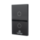 (ZigBee) Apagador switch inalámbrico ZigBee, control de 2 regresos de carga, 110V