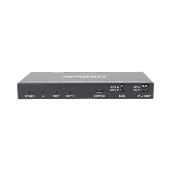 Splitter HDMI 1x2 | 4K@60Hz | Extractor de Audio | Down Scaler | HDR  4:4:4 | EDID | 18Gbps
