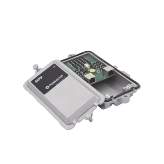 Protector Metalico Contra Descargas Atmosfericas PoE Individual De 10/100/1000 Mbps (1101-959)(ALPU-PTP-M)
