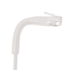Cable de Parcheo Ultra Slim Con RJ45 Flexible UTP Cat6 - 1 m Blanco Diámetro Reducido