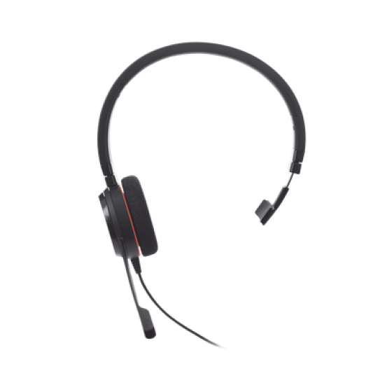 Jabra Evolve 20 Mono con conexión USB, micrófono con cancelación de ruido de ultima generación, configuración Plug and Play (4993-829-209)