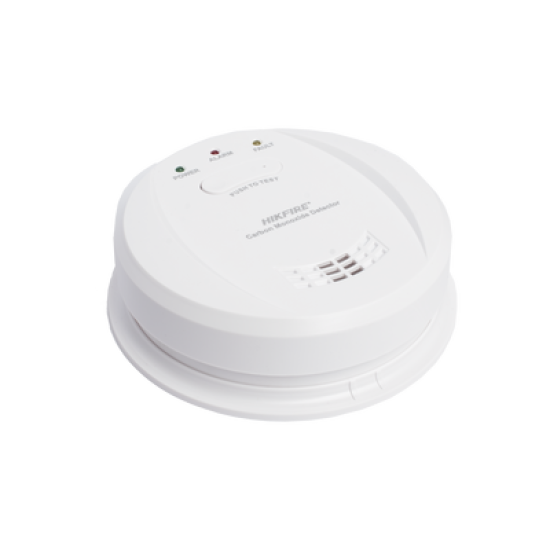 (HikFire) Detector de Monóxido de Carbono / Sensor Electroquímico Avanzado / Alarma Visual y Audible