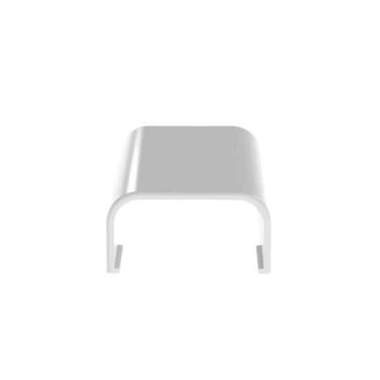 Tapa Final, para uso con canaleta LD5, material ABS, Color Blanco
