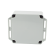 Gabinete Plástico Gris para Exterior (IP65) de 120 x 120 x 60 mm Cierre por Tornillos. 