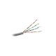 Bobina de Cable de 305 Metros UTP Cat5e / Color Gris / UL, CM, Probado a 350 Mhz / Para Aplicaciones de CCTV, Redes de Datos, IP megapixel, Control RS485