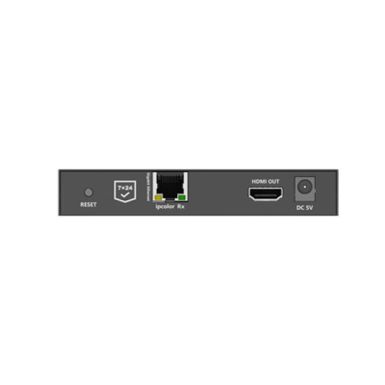KIT EXTENSOR HDMI 4K@60HZ sobre IP GIGABIT / IPCOLOR / 100m en Conexión Uno a Uno /  Salida Loop / IR Bi-Direccional / RS232 / ARC / CERO LATENCIA / Soporta conexión Uno a Muchos/Switch en Cascada