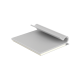 Clip Adhesivo Tipo J, Para Cables de Hasta 4.8 mm de Diámetro, Uso Interior, Color Gris, Paquete de 100pz 