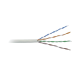  Cable Cat5e de alto rendimiento certificaciones ETL, UL,  de 500 ft ( 152.5 m ) de color Blanco, para aplicaciones en video vigilancia, redes de datos. Uso Interior.