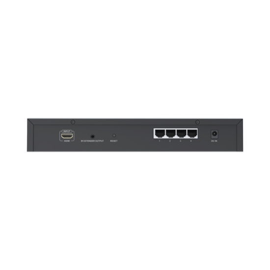 Kit Divisor y Extensor HDMI (Extender Splitter)  / Divide 1 Fuente HDMI a 4 Pantallas / Extiende la señal HDMI hasta 120 m / Resolución 4Kx2K @ 30 Hz / Cat 6/6a / Uso 24/7 / Longitud del cable autoajustable 